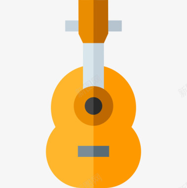 吉他创意工具31扁平图标图标