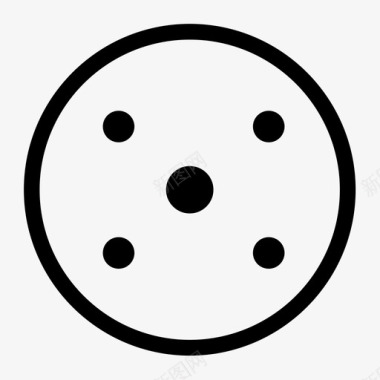 三个纽扣纽扣图标