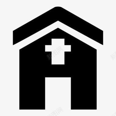 教堂圣地耶稣图标图标