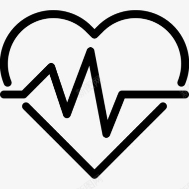 心率运动表心率检查门诊图标图标