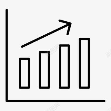 汇编增加增加收入增加销售额图标图标