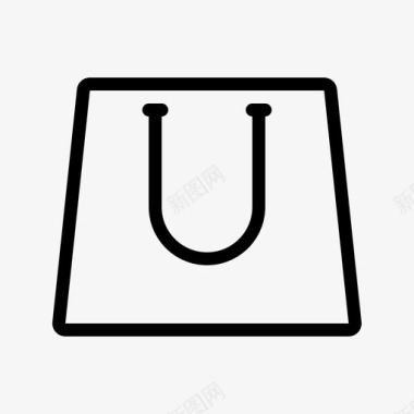 购物袋时尚商品图标图标