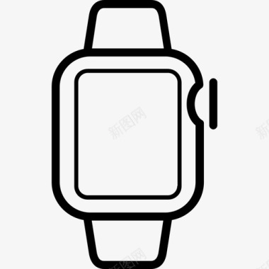 小学生电话手表智能手表时钟设备图标图标