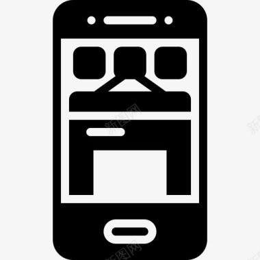 手机抖音app应用图标应用程序智能手机社交媒体图标图标