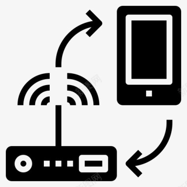 交通路障wifi接入互联网交通图标图标