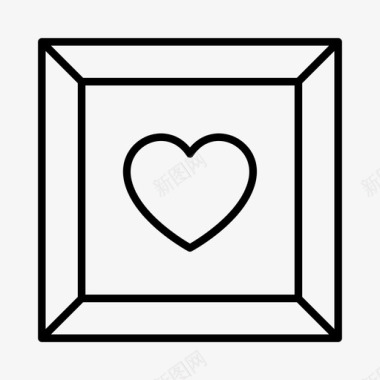 相框相框装饰爱情图标图标