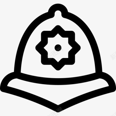警察帽英格兰20直系图标图标
