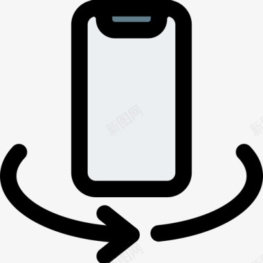 翻盖手机和手机2线性颜色图标图标