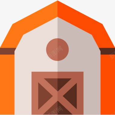 村庄建筑在22号村庄平坦图标图标