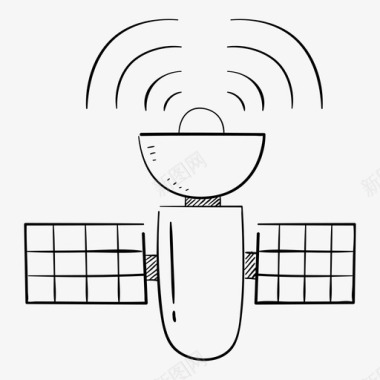 卫星接收器卫星通信科学图标图标