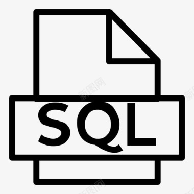 扩展的SQLsql扩展名文件图标图标