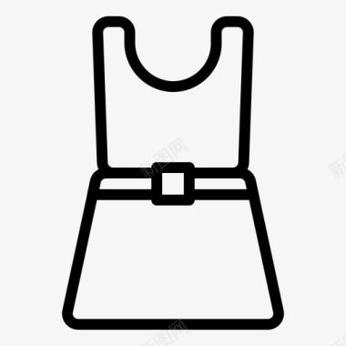 衣服女人电子商务图标图标