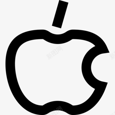 苹果logos7线性图标图标