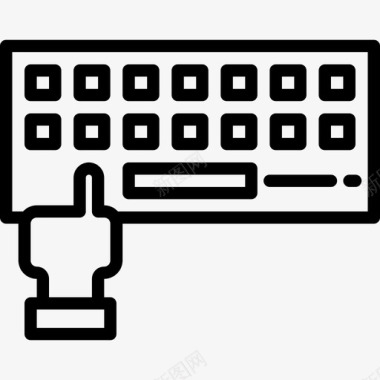 打字人打字作家直系人图标图标