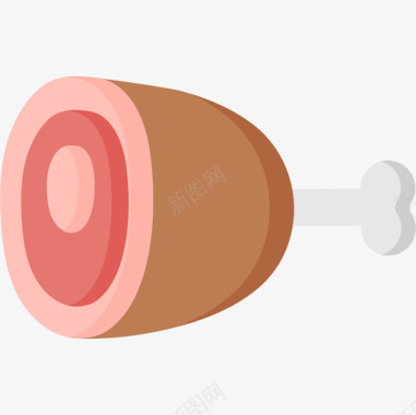 切片肉肉屠夫15扁平图标图标