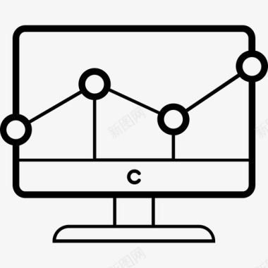 多彩图表经济图表市场图标图标