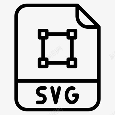 SVG文件格式Svg文件扩展名2大纲图标图标