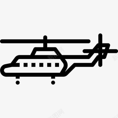 军用匕首直升机军用30直线型图标图标