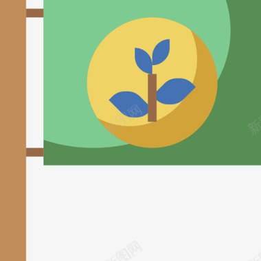 公共环境设计生态与环境循环能源1平坦图标图标