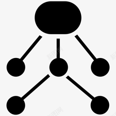 结构骨架层次连接管理图标图标