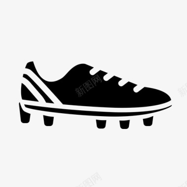 足球鞋足球足球装备图标图标