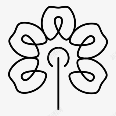 花卉图案元素装饰图标图标
