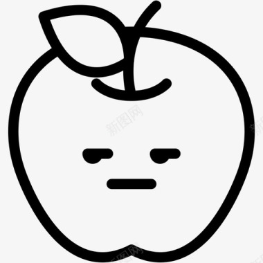 烦人苹果表情图标图标