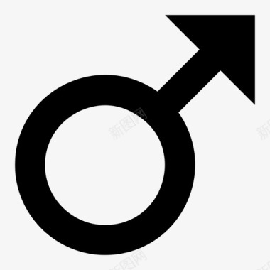 性别符号男性性别标志图标图标