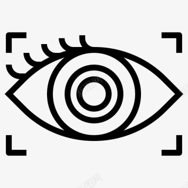眼神交流视觉交流提纲图标图标