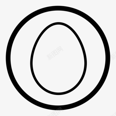 鸡蛋鸡蛋食品乳蛋图标图标