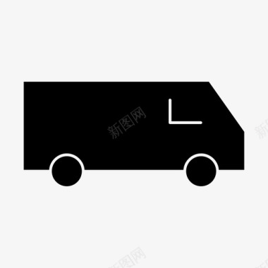 节日条幅货车汽车运输工具图标图标