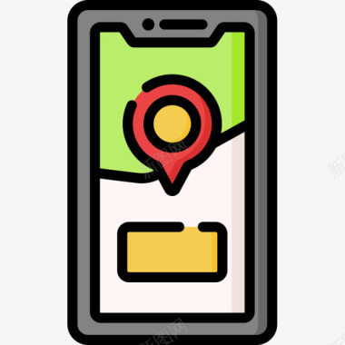 手机抖音app应用图标手机旅游应用程序20线颜色图标图标