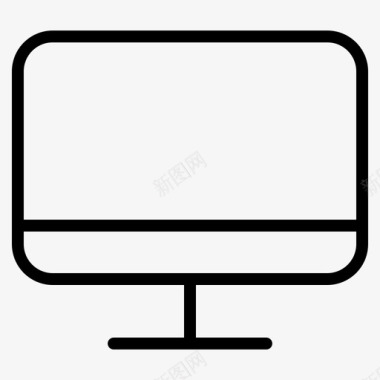 显示器电脑led图标图标