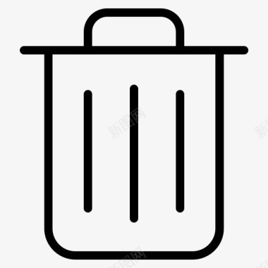 垃圾回收站垃圾邮件图标图标