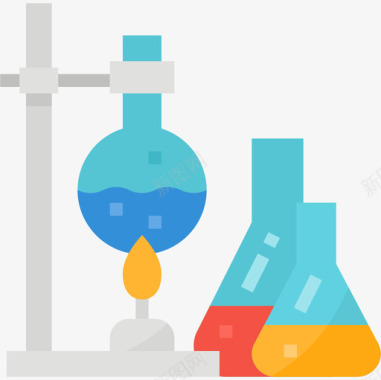 科学健康饮食化学科学106平图标图标