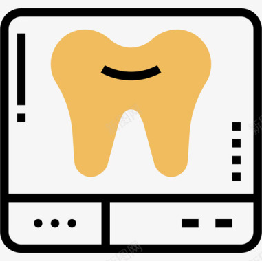 解剖解剖牙科27黄影图标图标