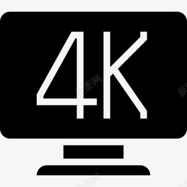 4K科技704k电影院图标图标