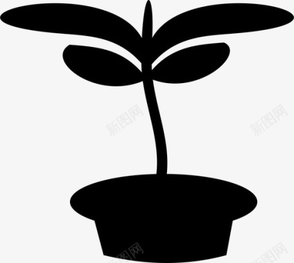 植物绿化叶子图标图标