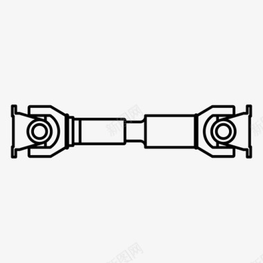 万向节联轴器驱动图标图标