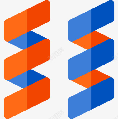 7月1日五彩纸屑7月4日平铺图标图标