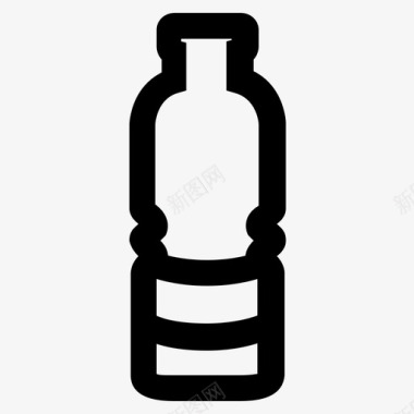 瓶子罐子包装图标图标
