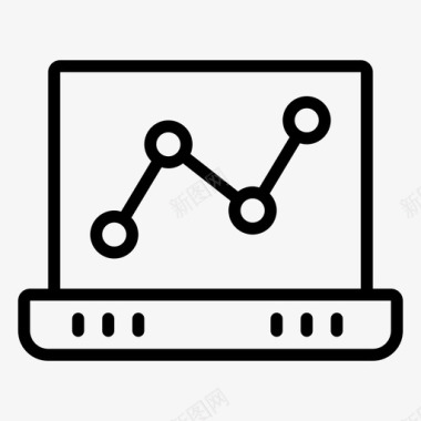 数字挂饰分析图表笔记本图标图标