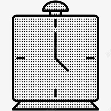 眩光点时钟时间时间点图标图标