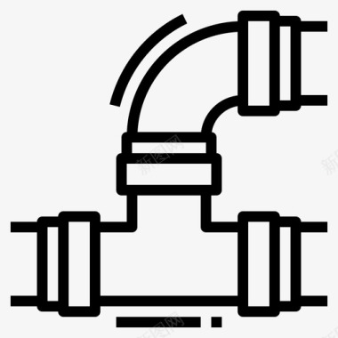 水鼓舞管道工业水图标图标