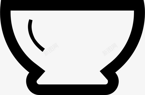 碗饭碗容器图标图标