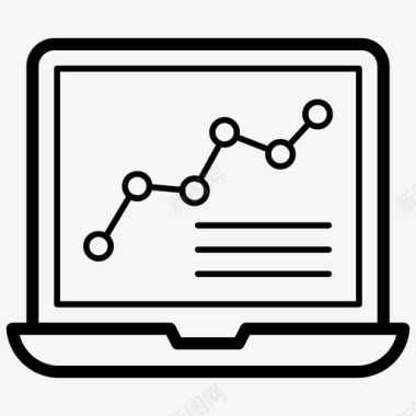 网络信息图分析图业务分析图标图标