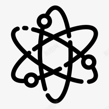 原子化学元素图标图标
