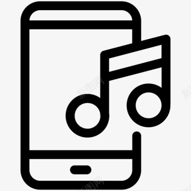手机瓜瓜播放器应用音乐应用程序音乐播放器手机图标图标