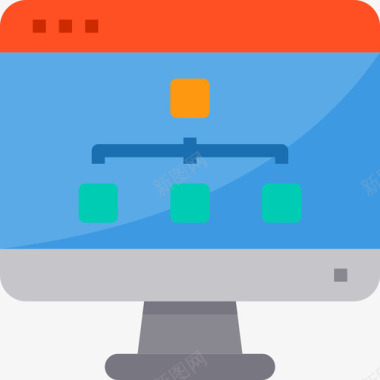 网站布局流程图网站和windows界面4平面图图标图标