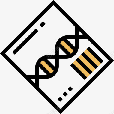 生物化学45黄色阴影图标图标